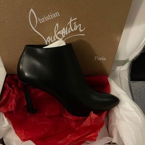 Black leather Christian Louboutin Ankle boots